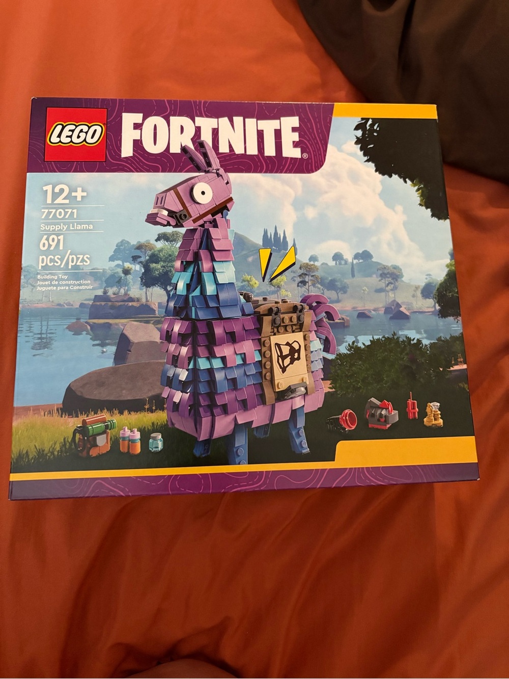 Lego Fortnite Supply Llama – Purple, Blue, Teal